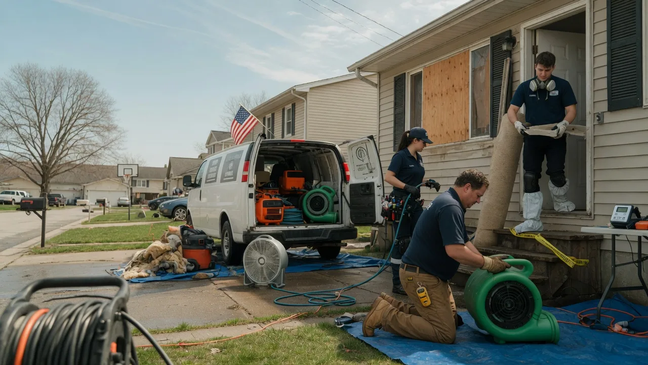 Water Damage Restoration in Roundhead, OH near me